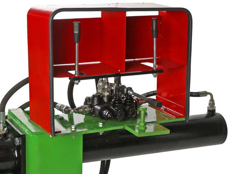 Seven Italy 25T - Fendeuse &agrave; bois pour tracteur - Horizontale - Plateforme de chargement hydraulique