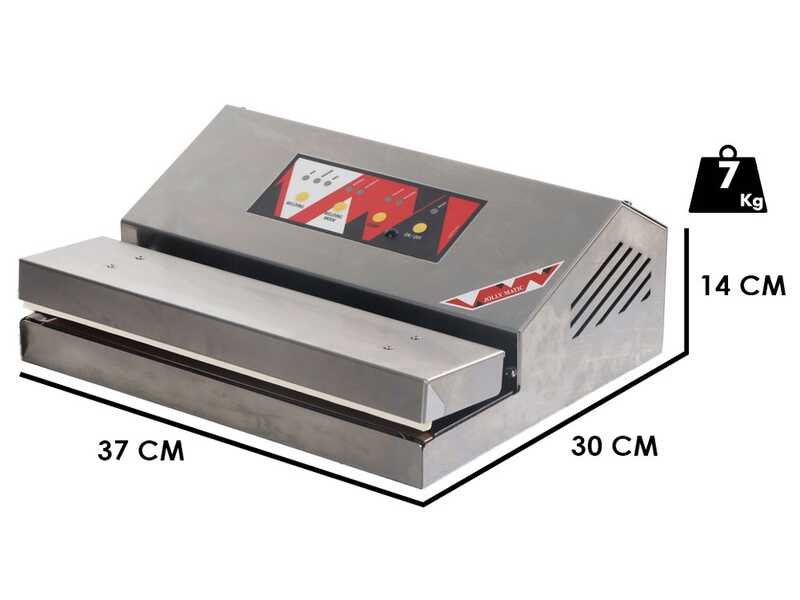 Tecla Jolly Matic - Machine sous vide - Barre de soudure de 30 cm