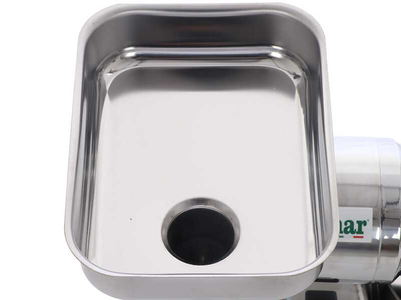 Fimar AB8D - Hachoir &agrave; viande &eacute;lectrique - R&acirc;pe int&eacute;gr&eacute;e - 230 V - 1 CV - Groupe de hachage externe