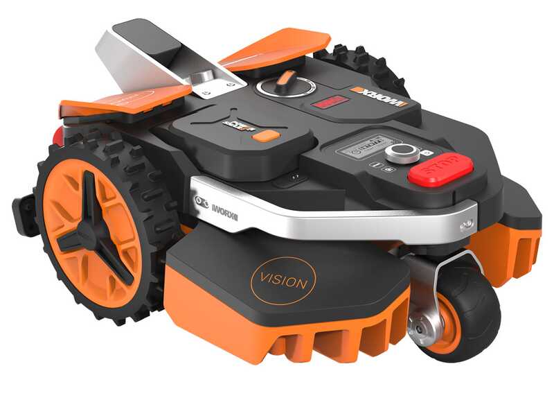Worx Landroid Vision M600 WR206E - Robot Tondeuse - Sans installation - &Eacute;clairages nocturnes FiatLux inclus
