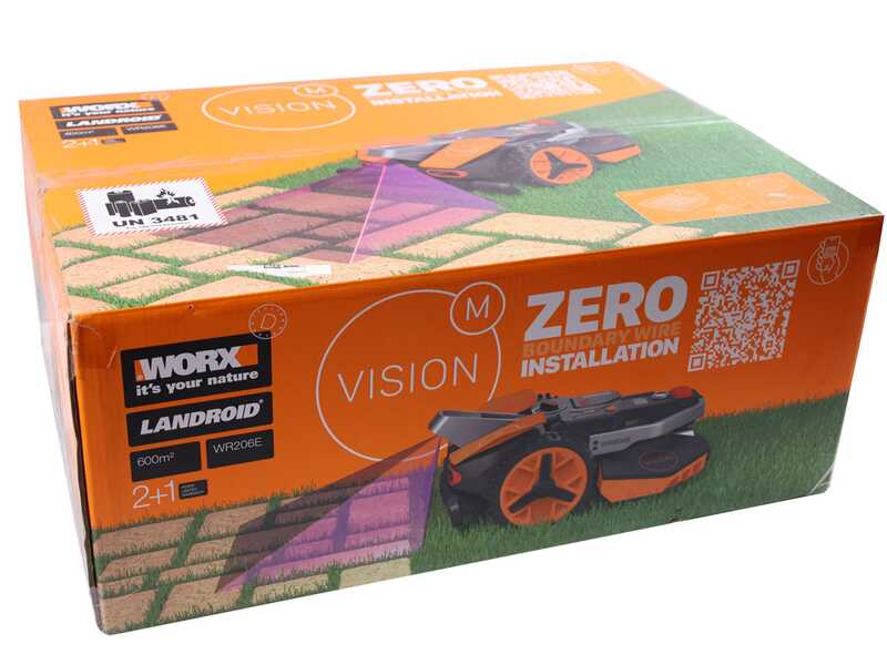 Worx Landroid Vision L1600 WR216E - Robot Tondeuse - Sans installation