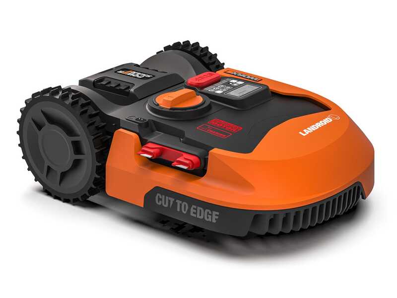 Worx Landroid L WR155E - Robot tondeuse - Avec p&eacute;rim&egrave;tre - Batterie au lithium - L2000 - Capteurs d'obstacles offert!