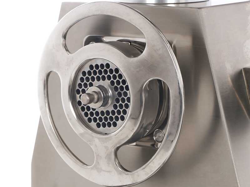 Fimar 22RG - Hachoir &agrave; viande &eacute;lectrique - 230 V - 1.5 CV - Groupe de hachage en INOX - Avec inverseur de marche