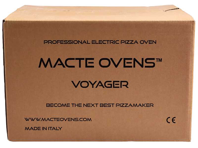 Macte Ovens Voyager TWIN ADVANCED Noir - Four &agrave; pizza &eacute;lectrique - 2975 W