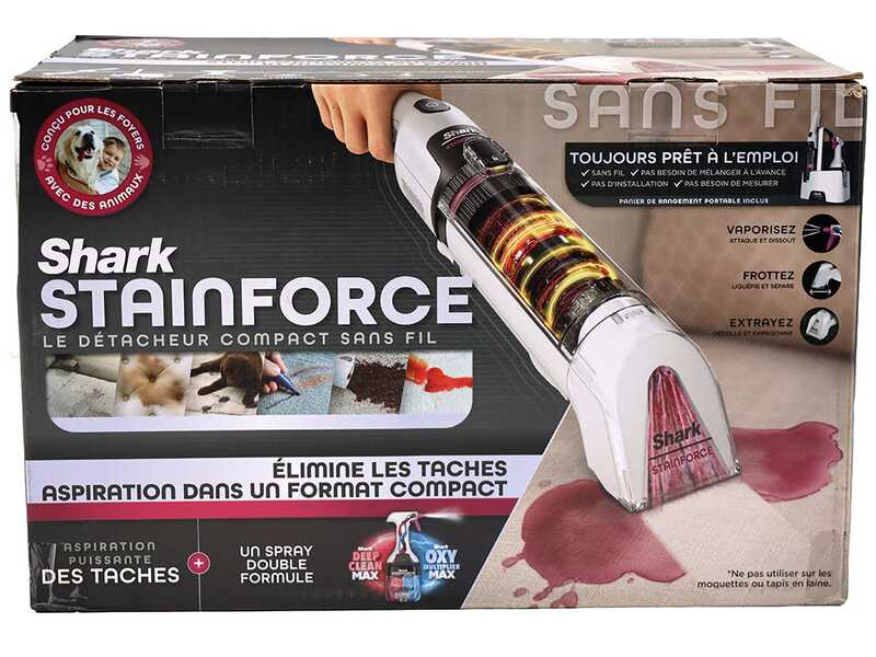 Shark StainForce HX100EUT - Nettoyeur de tapisserie - D&eacute;tacheur portable - 100 W