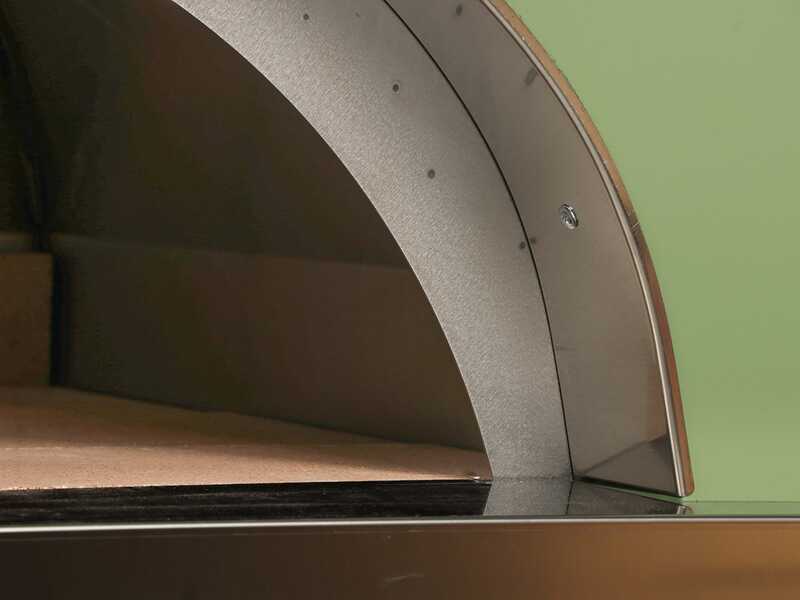 Clementi Gold - Four &agrave; bois pour pizza d'ext&eacute;rieur - Chambre de cuisson 80 x 60 - 4 pizzas - Vert