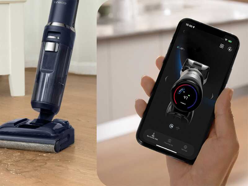 Tineco Floor One S7 Stretch - Autolaveuse &agrave; batterie intelligente - 3 en 1 : lave, s&egrave;che et aspire