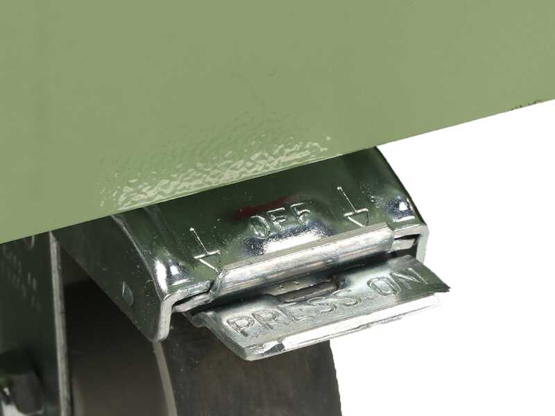 Clementi Gold - Four &agrave; bois d'ext&eacute;rieur pour pizza avec chariot - Chambre de cuisson 80 x 60 - 4 pizzas - Vert