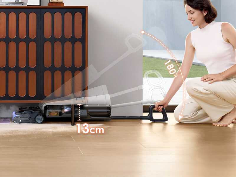 Tineco Floor One S7 Stretch Steam Plus - Aspirateur balai vapeur pour sols - 3 en 1 : nettoie, aspire et vaporise