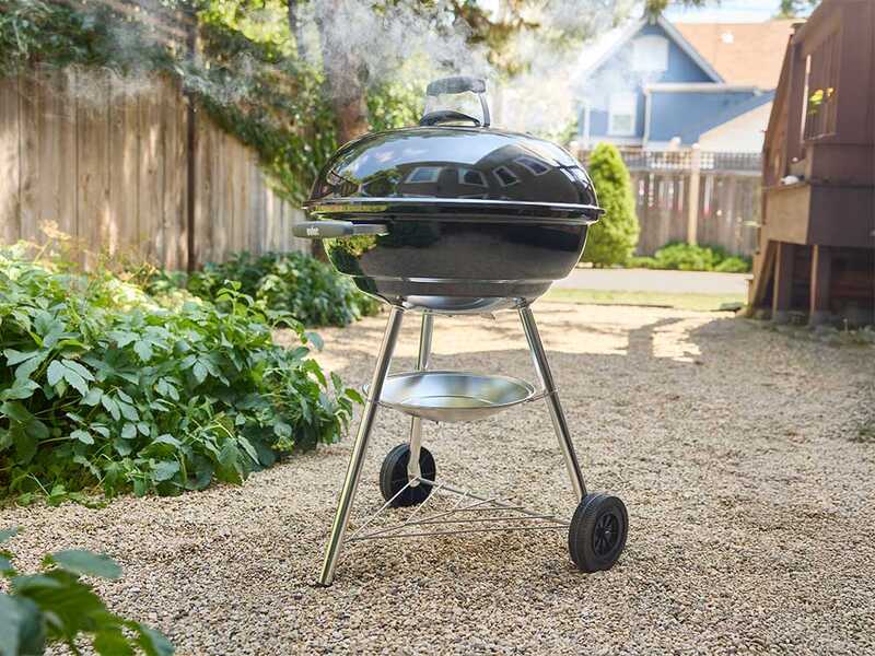 Weber Compact Kettle 57 - Barbecue &agrave; charbon de bois - Diam&egrave;tre grille 57 cm
