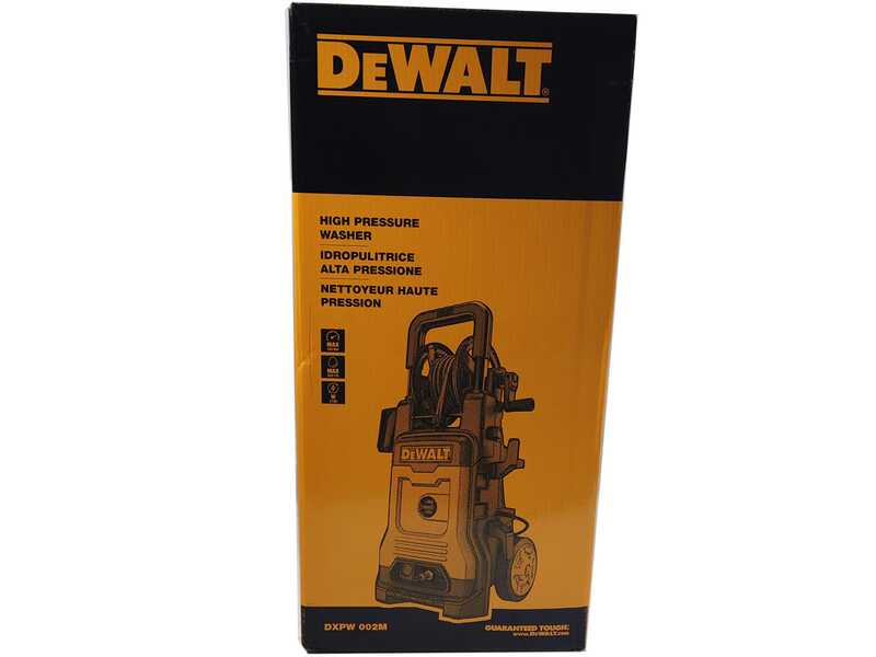 DEWALT DXPW002I - Nettoyeur haute pression semi-professionnel &agrave; eau froide - 160 bars - 450l/h