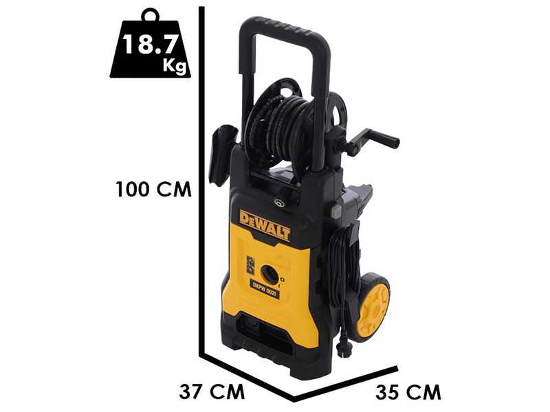 DEWALT DXPW002I - Nettoyeur haute pression semi-professionnel &agrave; eau froide - 160 bars - 450l/h