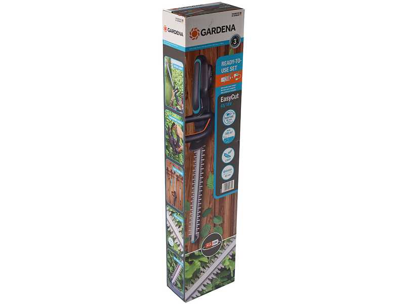 Gardena EasyCut 45/18V P4A - Taille-haie &agrave; batterie 18V/2Ah - Lame de 45 cm