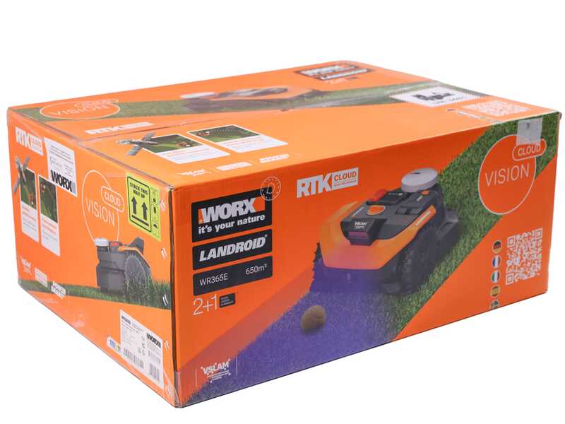 Worx Landroid Vision Cloud WR365E - Robot tondeuse - Sans installation