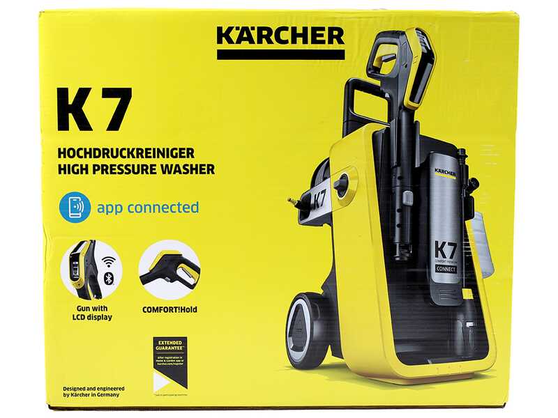 Karcher K7 Comfort Premium Connect - Nettoyeur haute pression &agrave; eau froide - 130 bars - 420 L/h