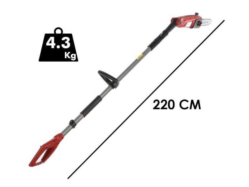 GeoTech PT 750 - &Eacute;lagueuse &eacute;lectrique sur perche t&eacute;lescopique - Lame de 25 cm