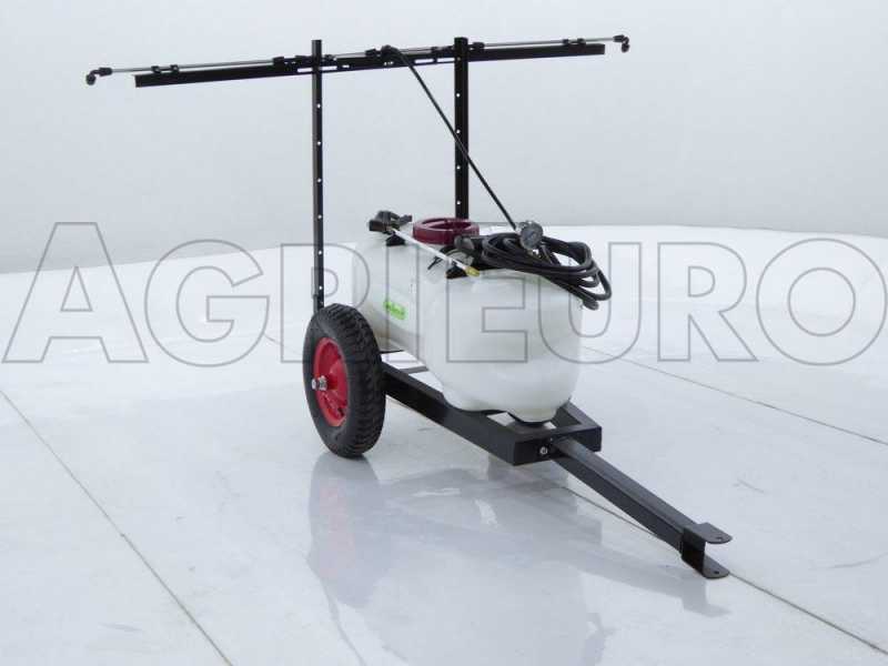 GeoTech CZ60D - Cuve de pulv&eacute;risation pour tracteur tondeuse - Pompe 12V - 60L