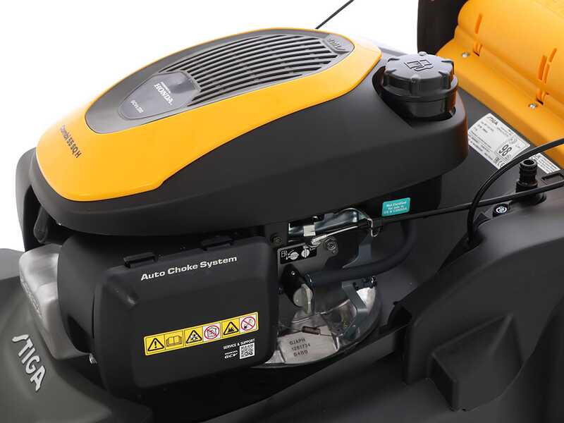 Stiga Combi 55 SQ H - Tondeuse &agrave; gazon thermique autotract&eacute;e - Moteur Honda GCVx200 - Largeur de coupe 53 cm