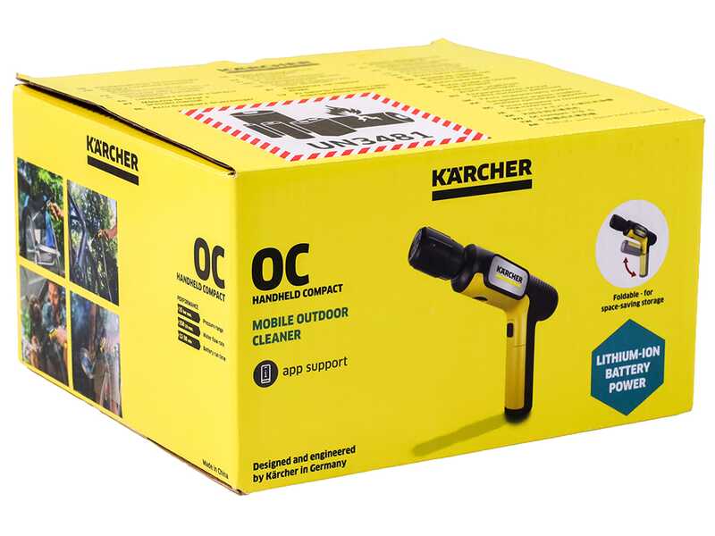 Karcher OC Handheld Compact - Pistolet de nettoyage &agrave; batterie - 7,2 V/2,5 Ah