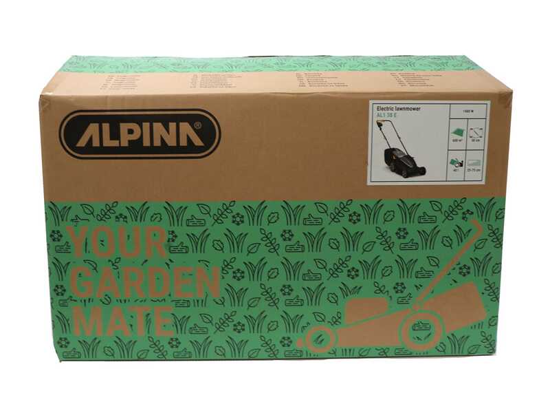 Alpina AL1 38 E - Tondeuse &agrave; gazon &eacute;lectrique - 1400 W - Largeur de coupe 38 cm
