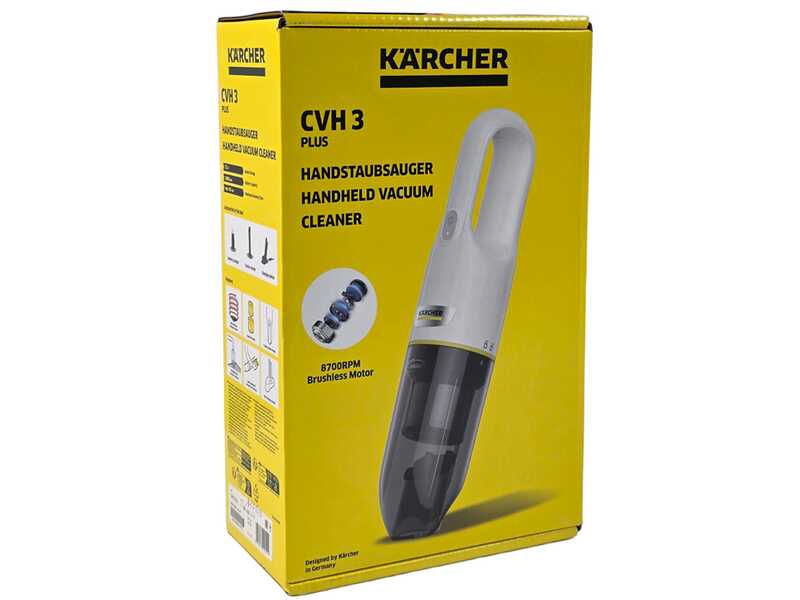 Karcher CVH 3 Plus - Ramasse-miettes &agrave; batterie - 7,2 V 2 Ah
