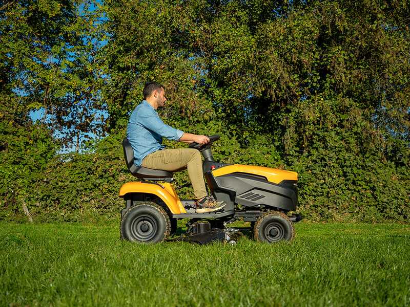 Stiga Tornado 5108e - Kit Tondeuse autoport&eacute;e + 1 module batterie ePower Pro 56V/40Ah - &Eacute;jection lat&eacute;rale et mulching