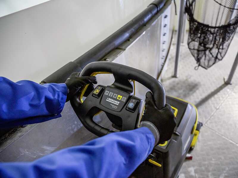 Karcher Pro BR 35/12 C Bp Pack - Autolaveuse professionnelle &agrave; batterie - 3 en 1 : lave, s&egrave;che et aspire