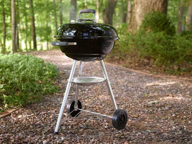 Weber Compact Kettle 47 1502054 - Barbecue &agrave; charbon - Diam&egrave;tre grille 47 cm