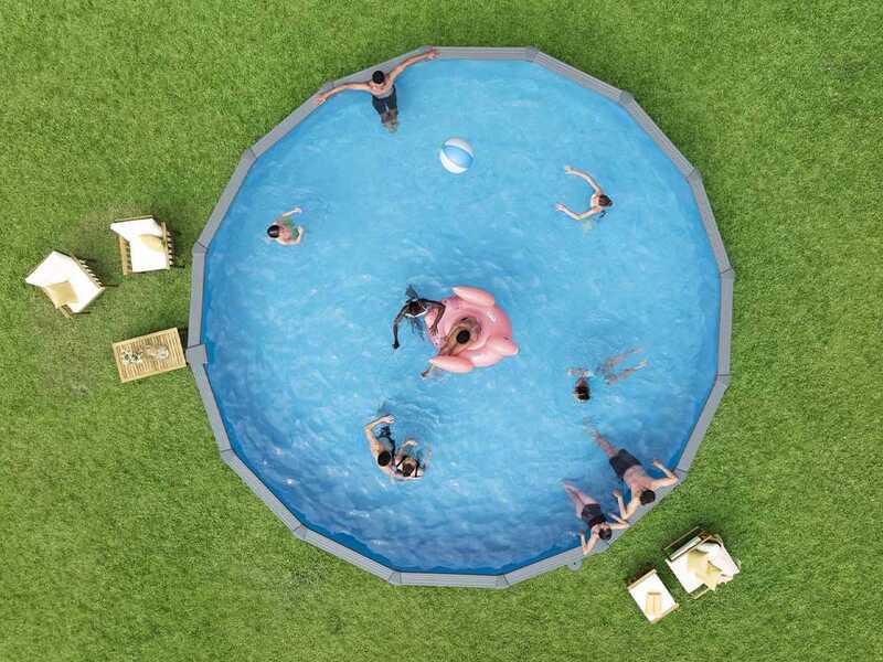 Bestway Hydrium 561RP - &Oslash;732x132 cm - Piscine ronde