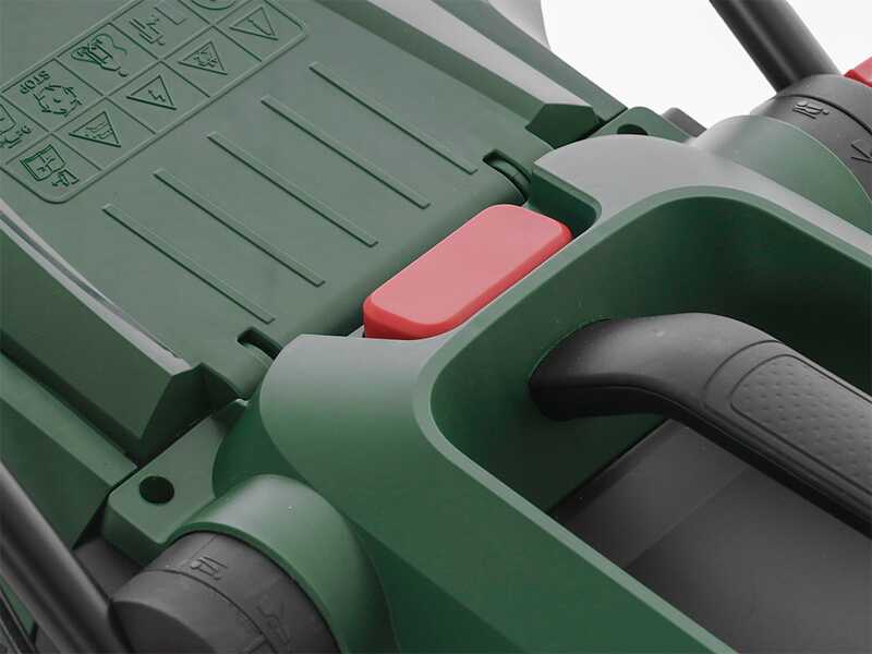 Bosch Rotak18V-34 - Tondeuse &agrave; gazon &agrave; batterie - 18 V/4 Ah - Largeur de coupe 34 cm