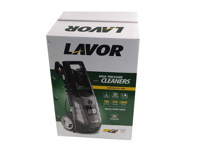Nettoyeur haute pression &agrave; eau froide Lavor Vertigo 28 Pro 180 bars