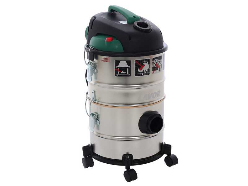 Lavor Ashley Kombo 4 en 1 - Aspirateur multifonction - Cuve en acier inox 14+14 L - 1200 W