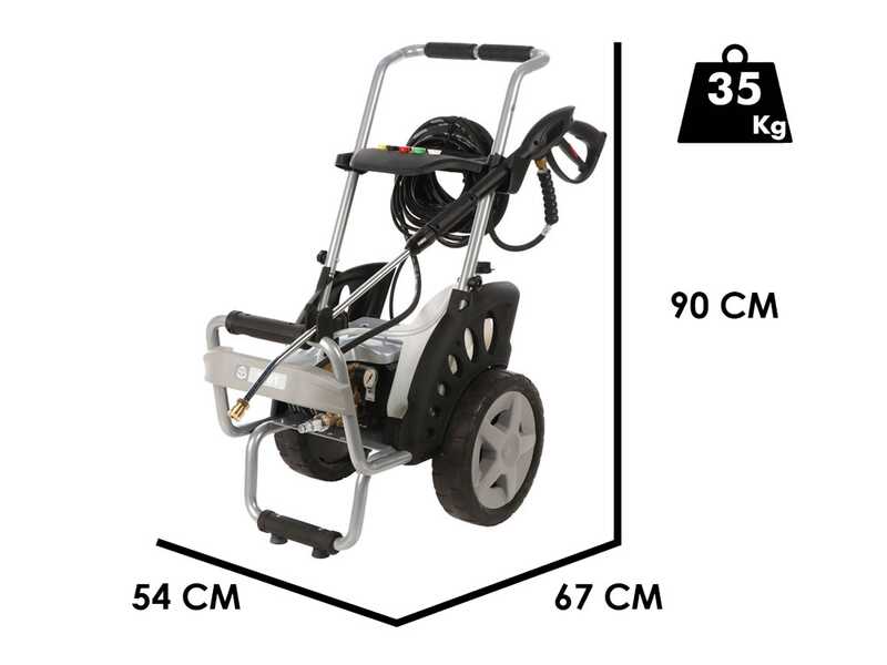 Nettoyeur haute pression &agrave; chariot - eau froide Annovi &amp; Reverberi AR 1001 - 150 bars max