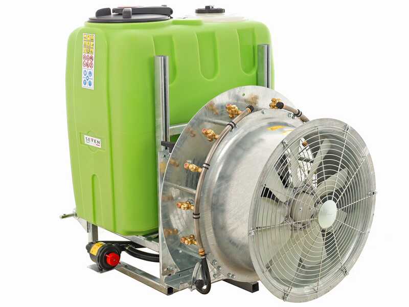Seven Italy 400 - Atomiseur port&eacute; pour tracteur pour pulv&eacute;risation - Cuve 400 L - Pompe APS 71