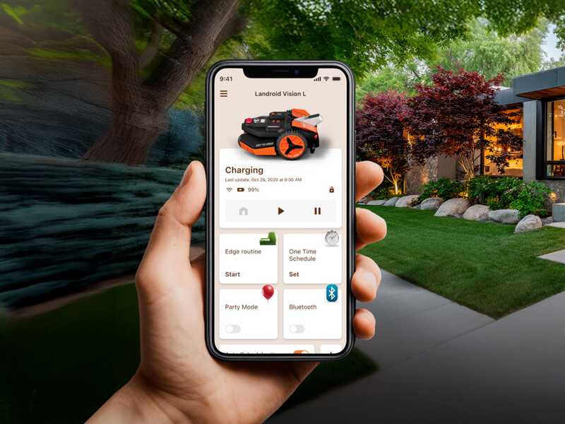 Worx Landroid Vision Cloud WR308E - Robot tondeuse - Sans installation - Abri offert!