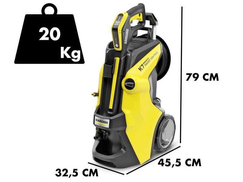 Karcher K7 Premium Smart Control - Nouveau nettoyeur haute pression - 180 bars max - 600 L/h - App Home &amp; Garden