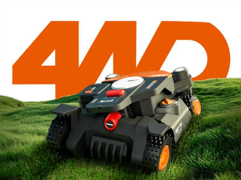 Worx Landroid Vision Cloud WR344E - Robot tondeuse 4WD - Sans installation