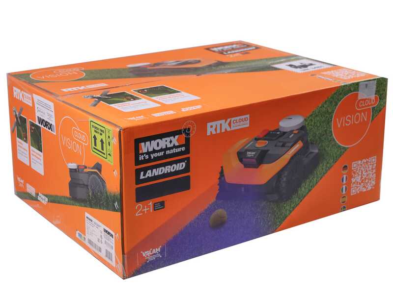 Worx Landroid Vision Cloud WR303E - Robot tondeuse - Sans installation