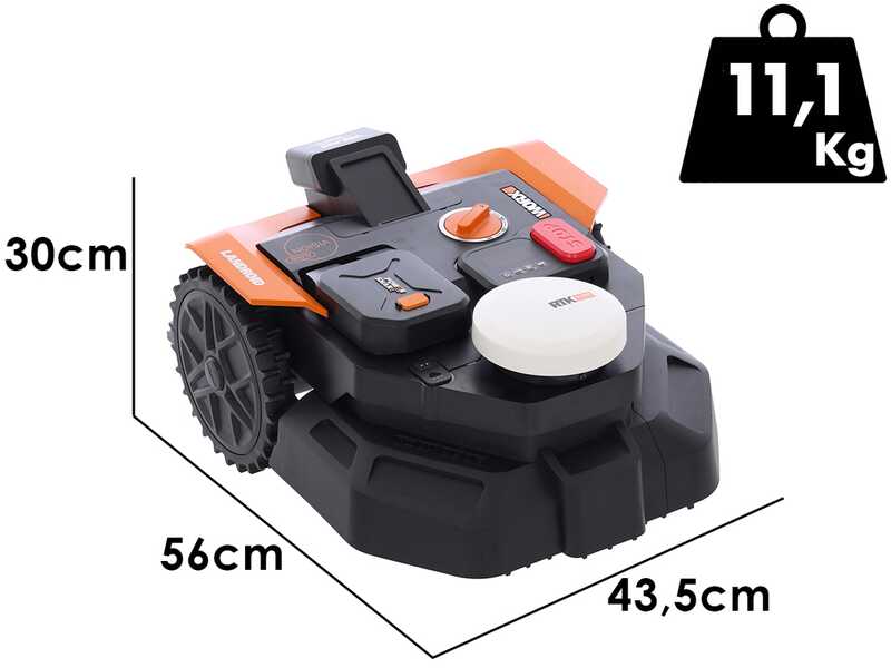 Worx Landroid Vision Cloud WR303E - Robot tondeuse - Sans installation