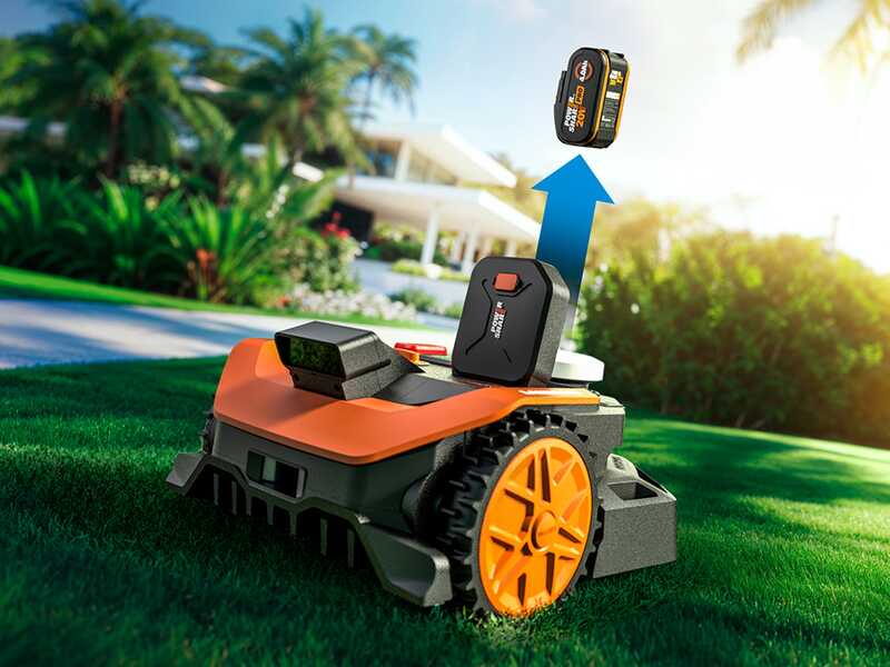 Worx Landroid Vision Cloud WR305E - Robot tondeuse - Sans installation