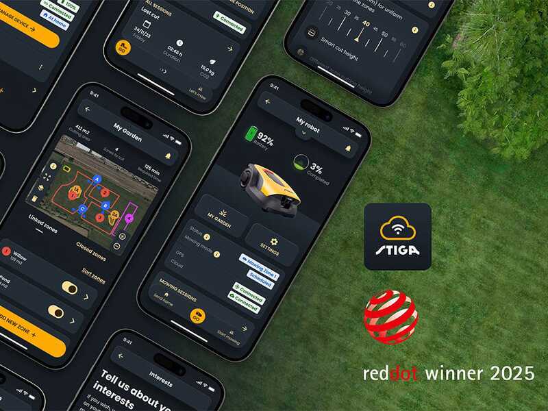 Stiga A 25v - Robot tondeuse - Sans installation - Avec batterie E-Power 6,0 Ah