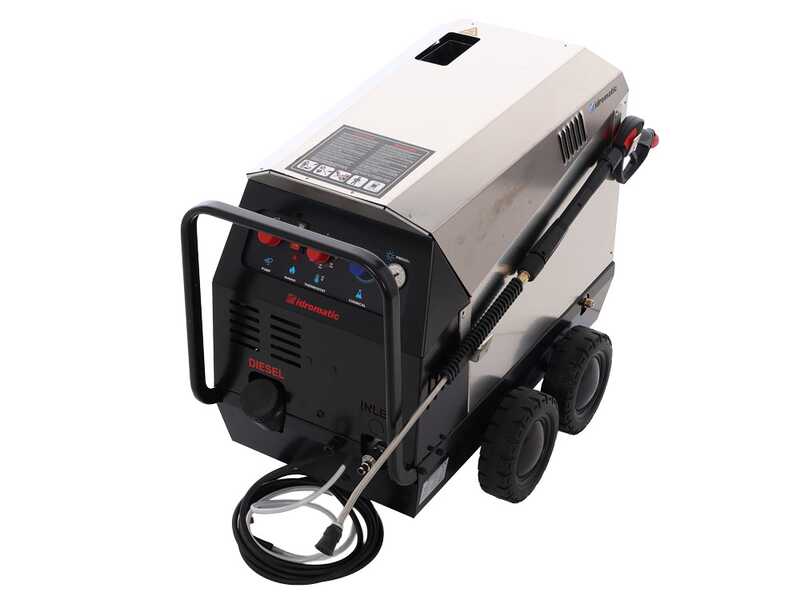 Idromatic Astra 200.15 - Nettoyeur haute pression &agrave; eau chaude professionnel triphas&eacute; - 200 bars - 900 l/h