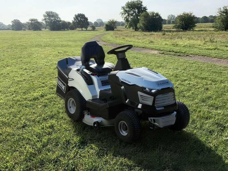 BlackStone FALCON 98-170 RM-H - Tracteur tondeuse avec transmission hydrostatique - Bac de ramassage - Mulching