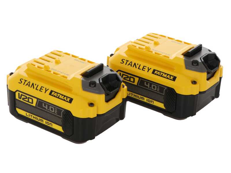 Stanley SCMWP3701M2-QW - Tondeuse &agrave; gazon &agrave; batterie - 36 V - 2 x 18 V 4,0 Ah - Largeur de coupe 37 cm