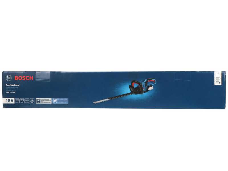 Bosch Professional GHE 18V-60 - Taille-haie &agrave; batterie 18 V/5.5Ah - Lame de 60 cm