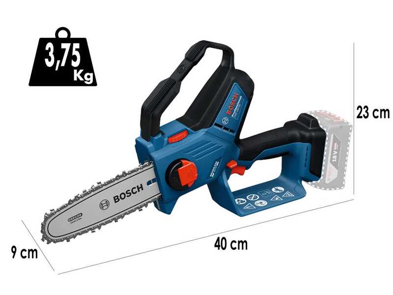 Bosch Professional GKE 18V‑20 - &Eacute;lagueuse manuelle &agrave; batterie - 18V 8 Ah + Chargeur rapide