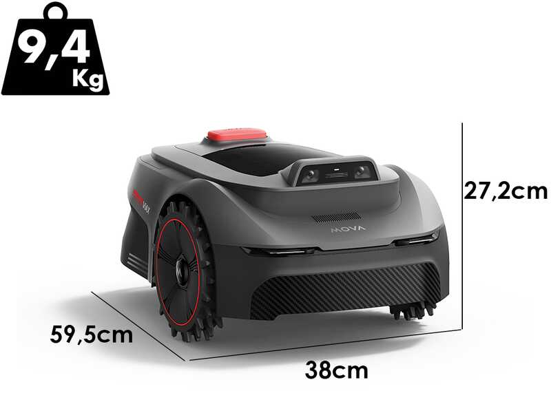 MOVA ViAX 250 - Robot tondeuse - Sans installation - Avec Abri