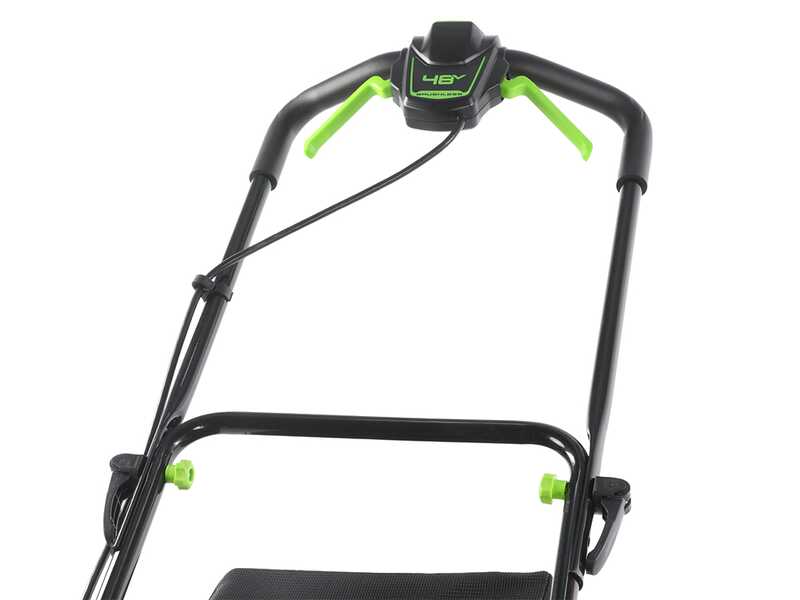 Greenworks GD48LM41II - Tondeuse &agrave; gazon &agrave; batterie - 48 V/4 Ah - Largeur de coupe 41 cm