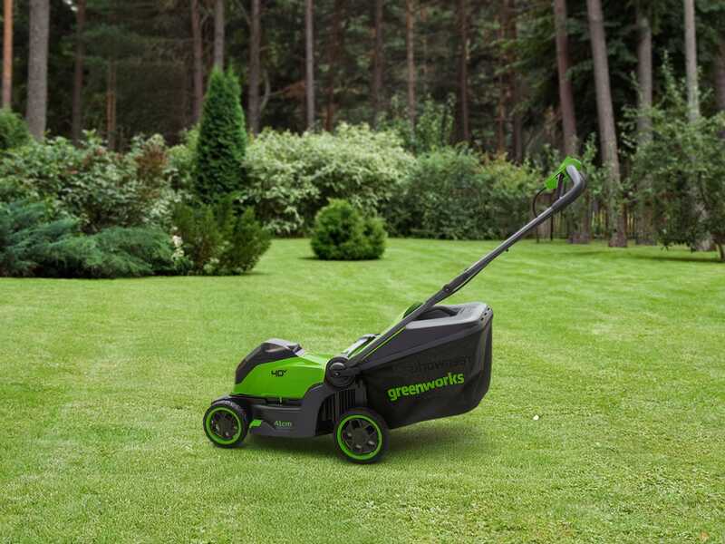 Greenworks LM4104 - Tondeuse &agrave; gazon &agrave; batterie 40 V - SANS BATTERIE NI CHARGEUR