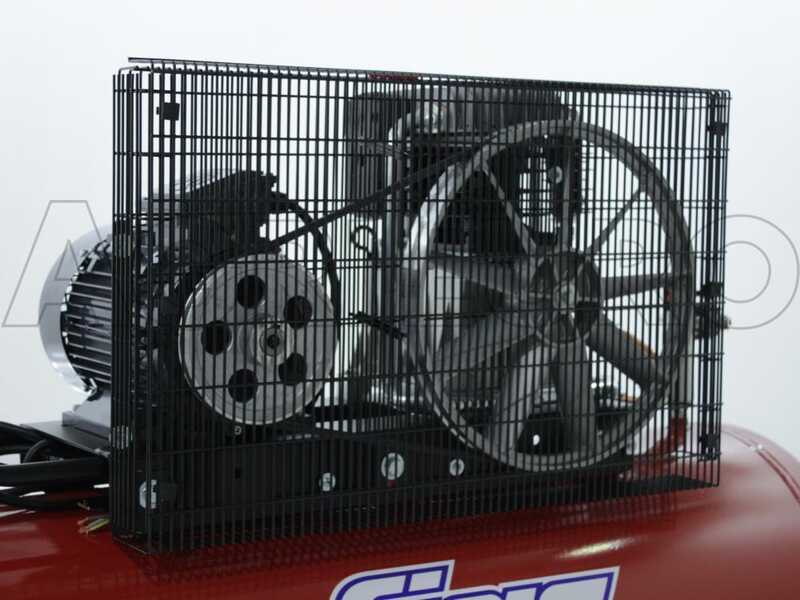 Fiac AB 300/598 - Compresseur d'air &eacute;lectrique triphas&eacute; &agrave; courroie - Moteur 5.5 CV - 270 L